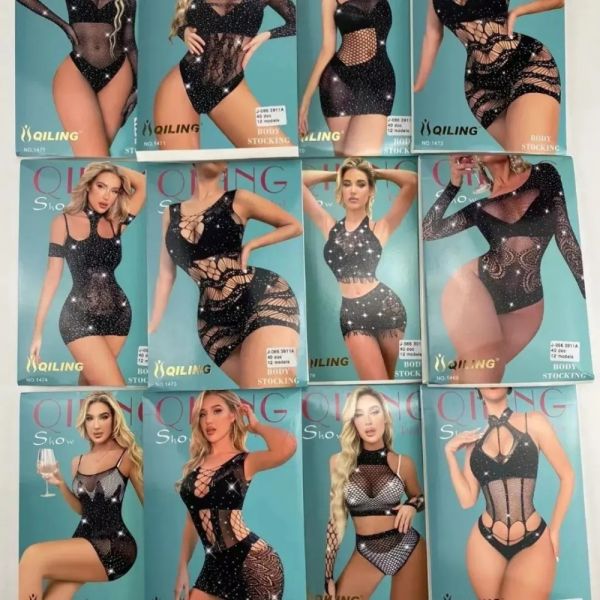 Ver más sobre Lencería erótica VESTIDOS, BODYS, CONJUNTOS CON STRASS, Argentina