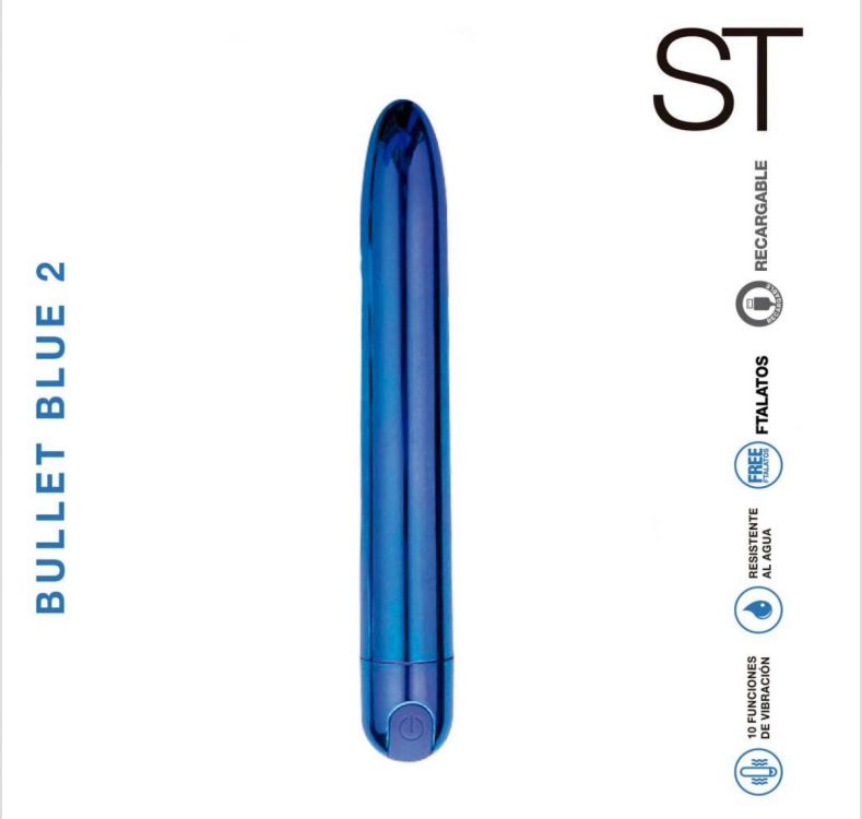 Ver más sobre Juguetes y accesorios Estimulador de clitoris BULLET BLUE, Argentina
