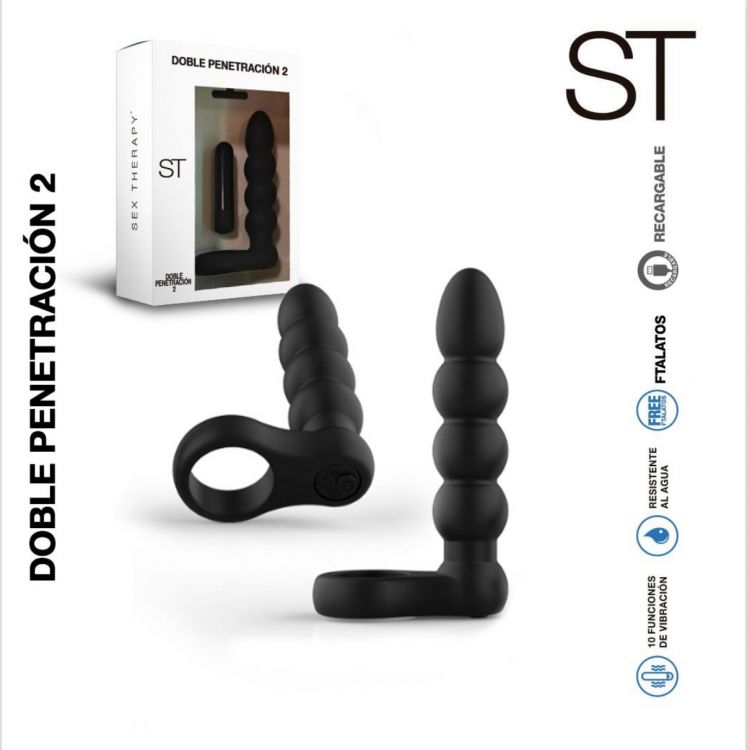 Ver más sobre Juguetes y accesorios ANILLO DOBLE PENETRACIÓN CON VIBRACIÓN, Argentina
