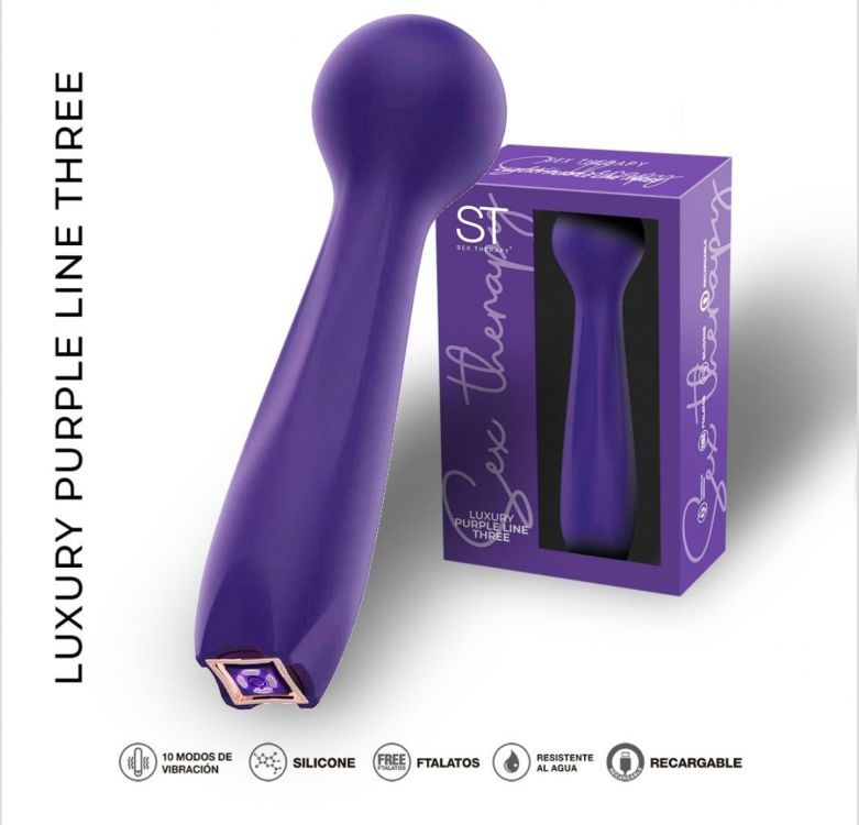 Ver más sobre Juguetes y accesorios MASAJEADOR LUXURY PURPLE LINE THREE, Argentina