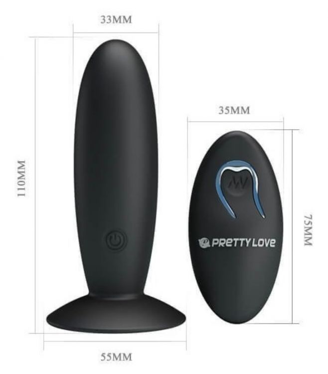 Ver más sobre Juguetes y accesorios PRETTY LOVE PREMIUM BLACK PLUG, Argentina