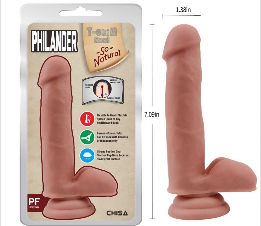 Ver más sobre Consoladores PHILANDER NATURAL Real Skin, Argentina