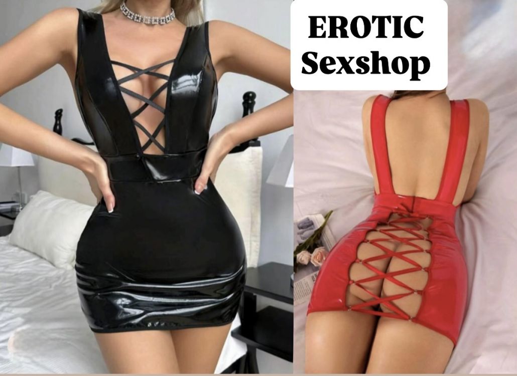 Ver más sobre Lencería erótica Nuevo ! VESTIDO DE ENGOMADO   CON BROCHES, Argentina