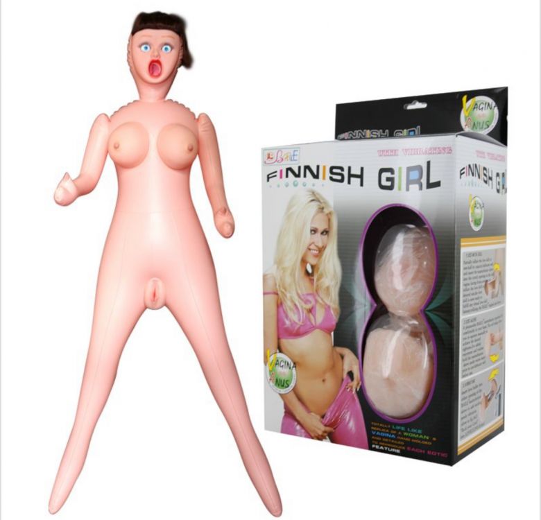 Ver más sobre Muñecas/os Nueva Finish girl muñeca inflable con vibrador vagina y ano, Argentina