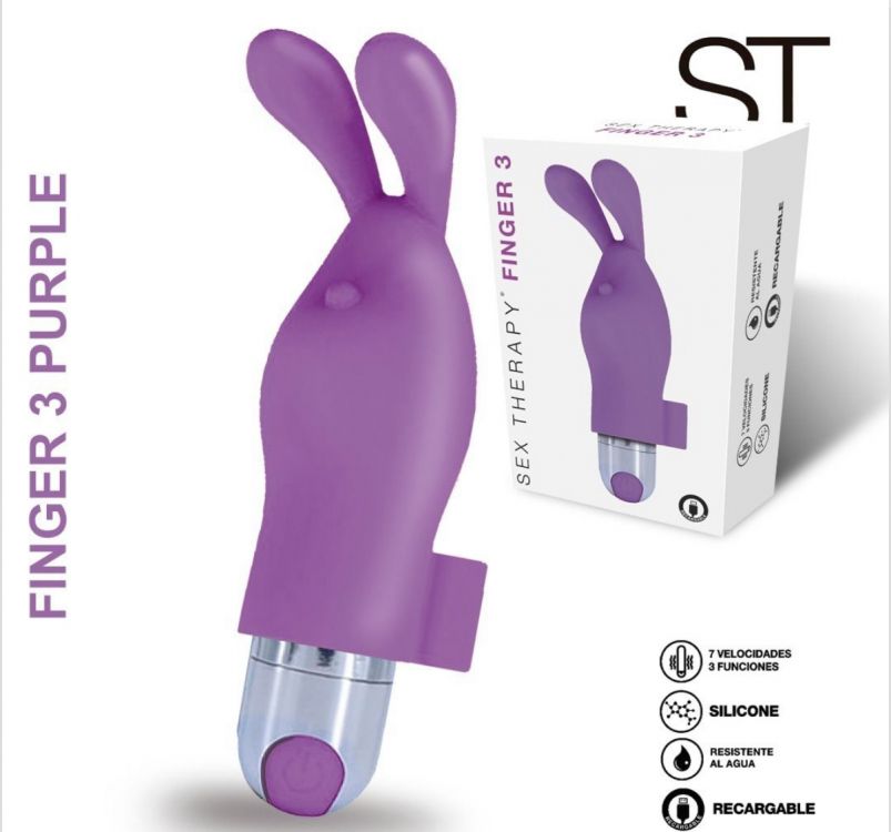 Ver más sobre Juguetes y accesorios Estimulador de clitoris FINGER 3 Purple -, Argentina