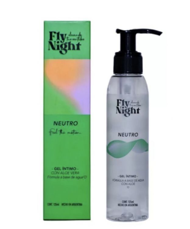 Ver más sobre Cosmética y geles Gel Lubricante Con Aloe 125 ml.Neutro Fly Night, Argentina
