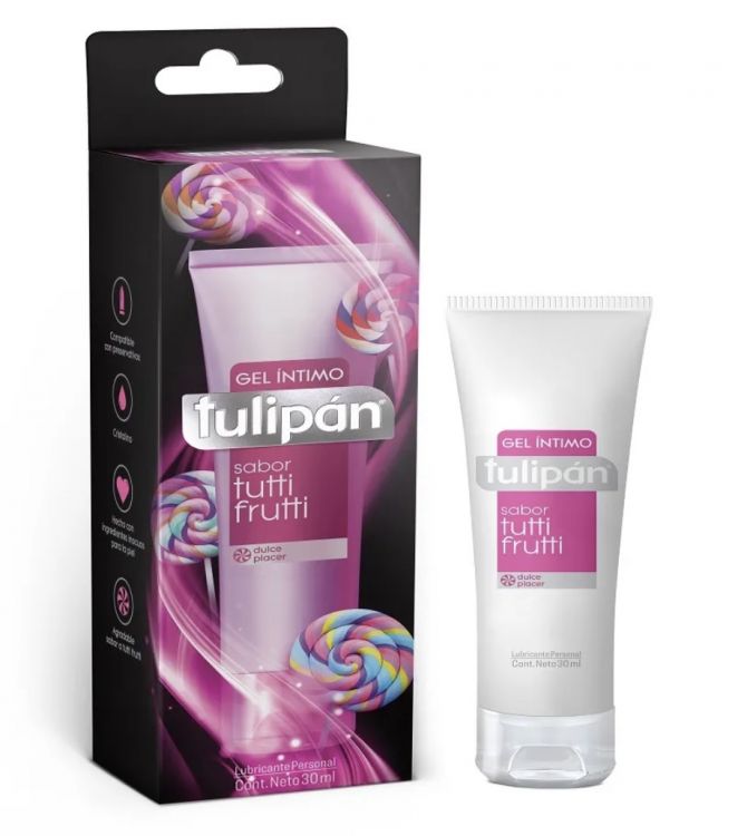 Ver más sobre Cosmética y geles Gel Tulipán Sabor Tutti Frutti, Argentina