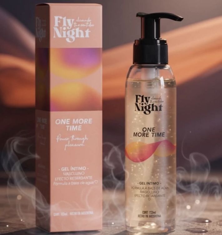 Ver más sobre Cosmética Íntima y Más Gel Intimo Lubricante Masculino con Efecto Retardante One More Time 125 ml Fly Night, Argentina