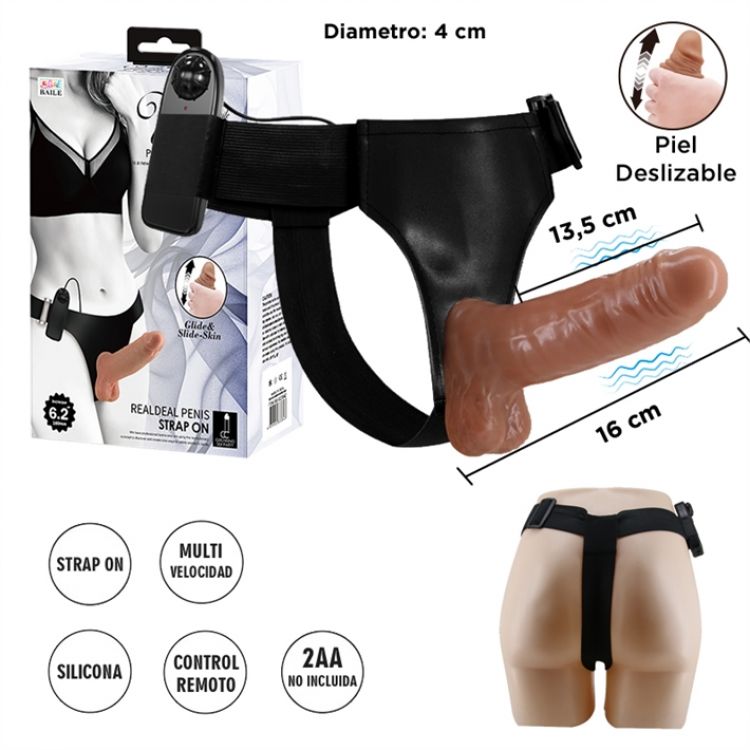 Ver más sobre Juguetes ARNÉS CON DILDO Y VIBRACIÓN, Argentina