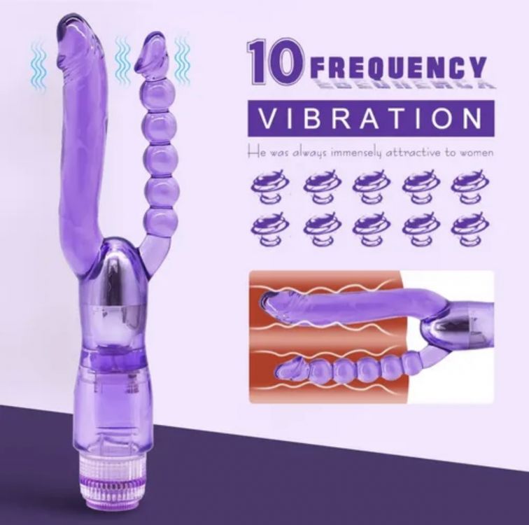 Ver más sobre Vibradores Dildo Vibrador Plug Anal Doble Estimulación Anal Y Vaginal, Argentina