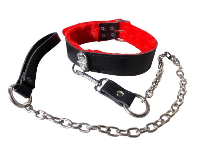 Ver más sobre Sado y bondage COLLAR CON PELUCHE Y MOSQUETON, Argentina