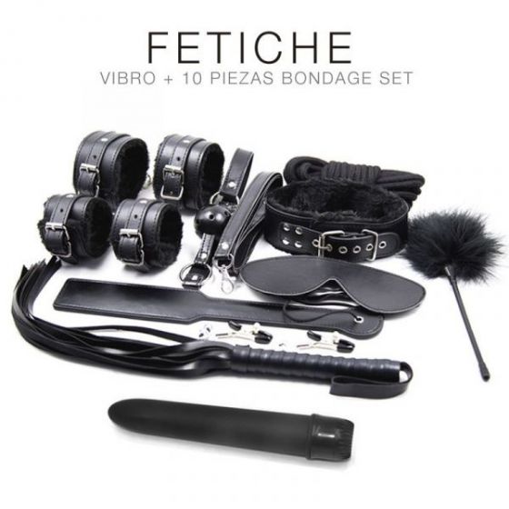 KIT BONDAGE 8 piezas | Sado y bondage | BDSM