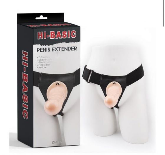 ARNÉS CON DILDO HUECO Y VIBRACIÓN | Juguetes y accesorios | Arnéses y prótesis