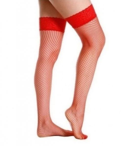 MEDIAS ROJAS RED/LISAS | Lencería erótica | Lencería fina