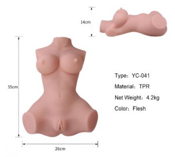 MASTURBADOR TORSO 3D SENOS /VAGINA /ANO | Muñecas/os | Masturbadores