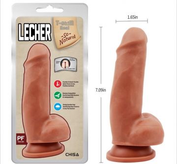 LECHER BROWN Real Skin | Consoladores | Dildo con ventosa