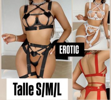 NUEVO ! SET STRAPPY HEART HARNESS | Lencería erótica | Lencería fina