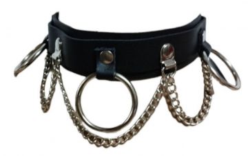 COLLAR CHOKER CADENAS | Lencería erótica | Vinilo