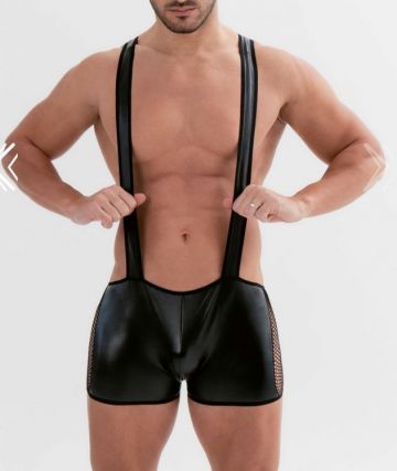 Nuevo Body Engomado con Tiradores | Lencería erótica | Slip - Boxers