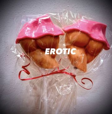 CHUPETÍN CHOCOLATE COLA C/POLLERITA | Chascos p/ Despedidas | Despedida de solteros y solteras