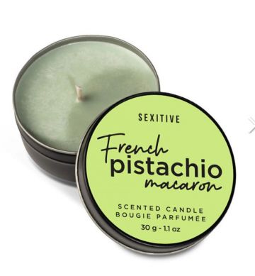 Massage Candle French Pistachio Macaron - 30 gr | Cosmética y geles | Aceites y escencias