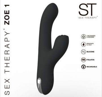 Doble estimulador ZOE 1 Black | Juguetes y accesorios | Clítoris y punto G