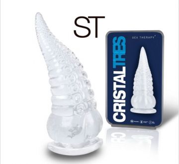 Nuevo Dildo transparente Cristal 3 | Consoladores | Dildo con ventosa