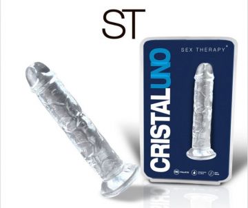 Nuevo Dildo transparente Cristal 1 | Consoladores | Dildo con ventosa