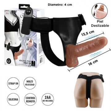 ARNÉS CON DILDO Y VIBRACIÓN | Juguetes | STRAP ON /ARNES /PROTESIS