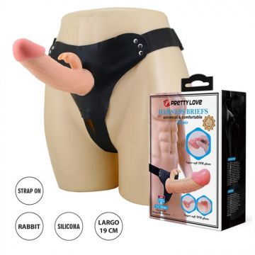 Arnes/Cinturonga con Hueco tipo Funda y Conejo Estimulador | Juguetes | STRAP ON /ARNES /PROTESIS