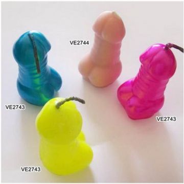 MINI VELA PENE COLOR | Juegos y Diversión | Despedida de solteros y solteras