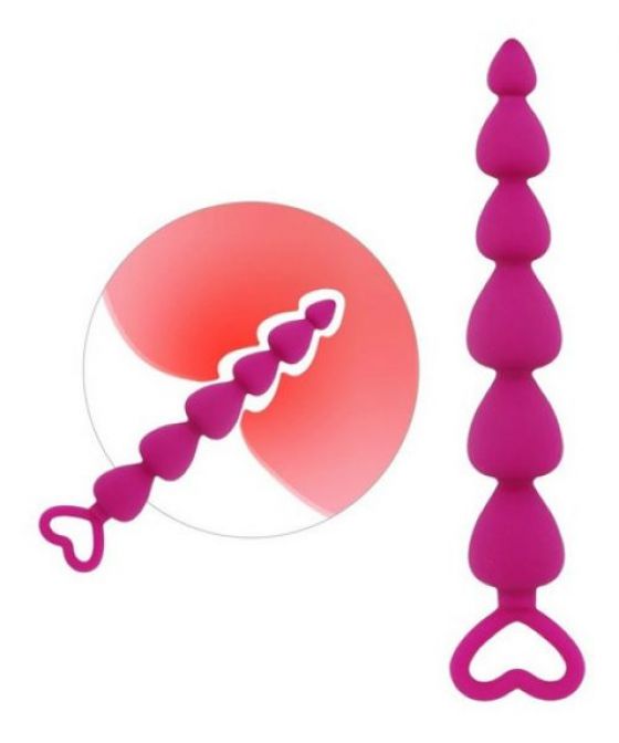 ROSARIO ANAL 6 PELOTITAS SILICONA MEDICA | Juguetes y accesorios | Anal