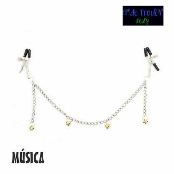PINZA PARA PEZONES CON CASCABEL | Sado y bondage | BDSM